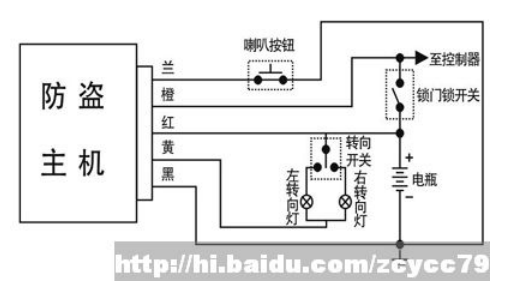 穗牌电动车报警器(防盗器)的接法