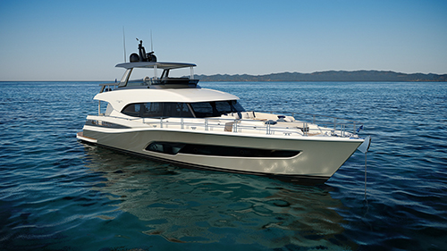 澳大利亚Riviera豪华游艇 78 Motor Yacht Open Bridge Deck