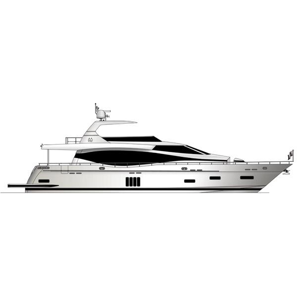 台湾monte fino飞桥游艇 F82 Flybridge Motor Yacht