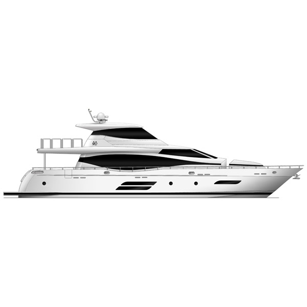 台湾monte fino飞桥游艇 F82 Skylounge Motor Yacht