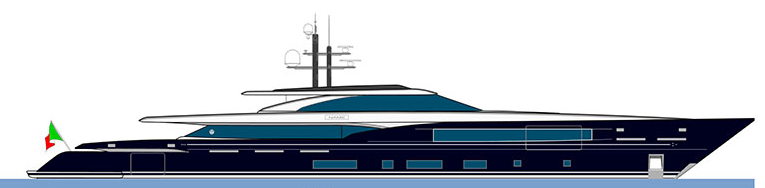 意大利Perini Navi超级游艇 M/Y 63m ARGONAUT