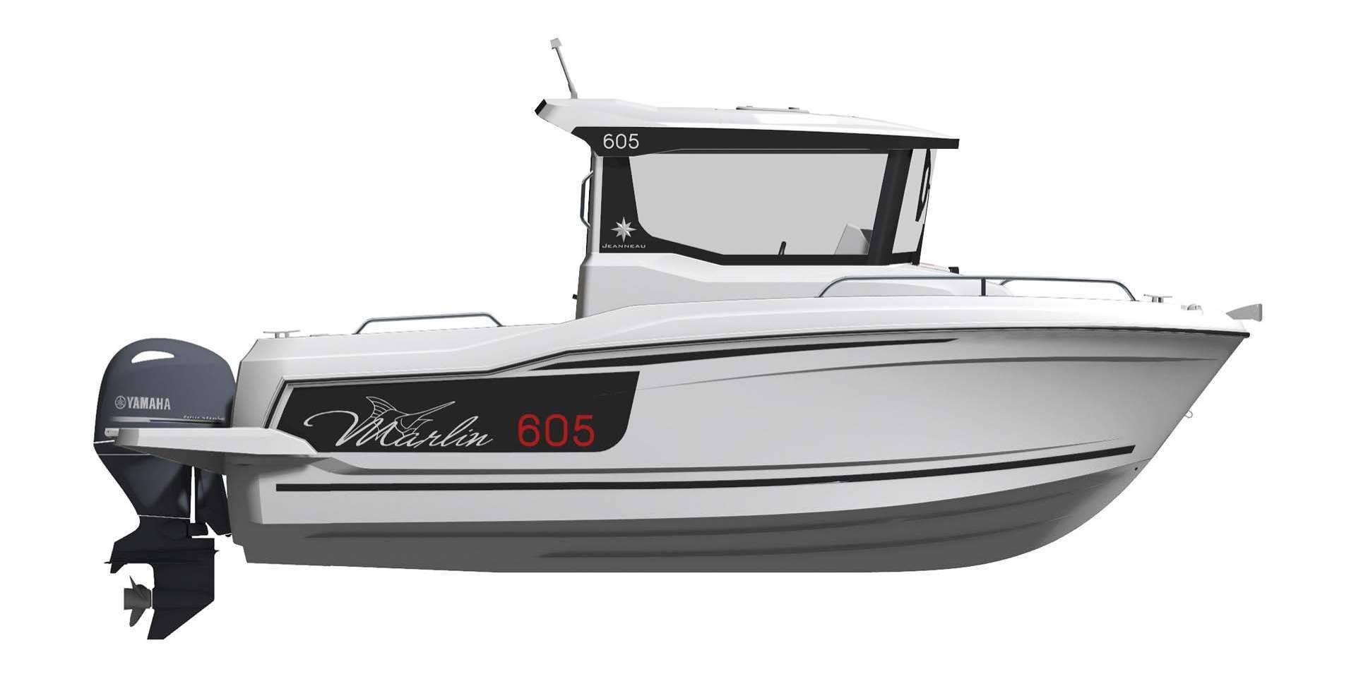 法国Jeanneau钓鱼艇 Merry Fisher 605 Marlin