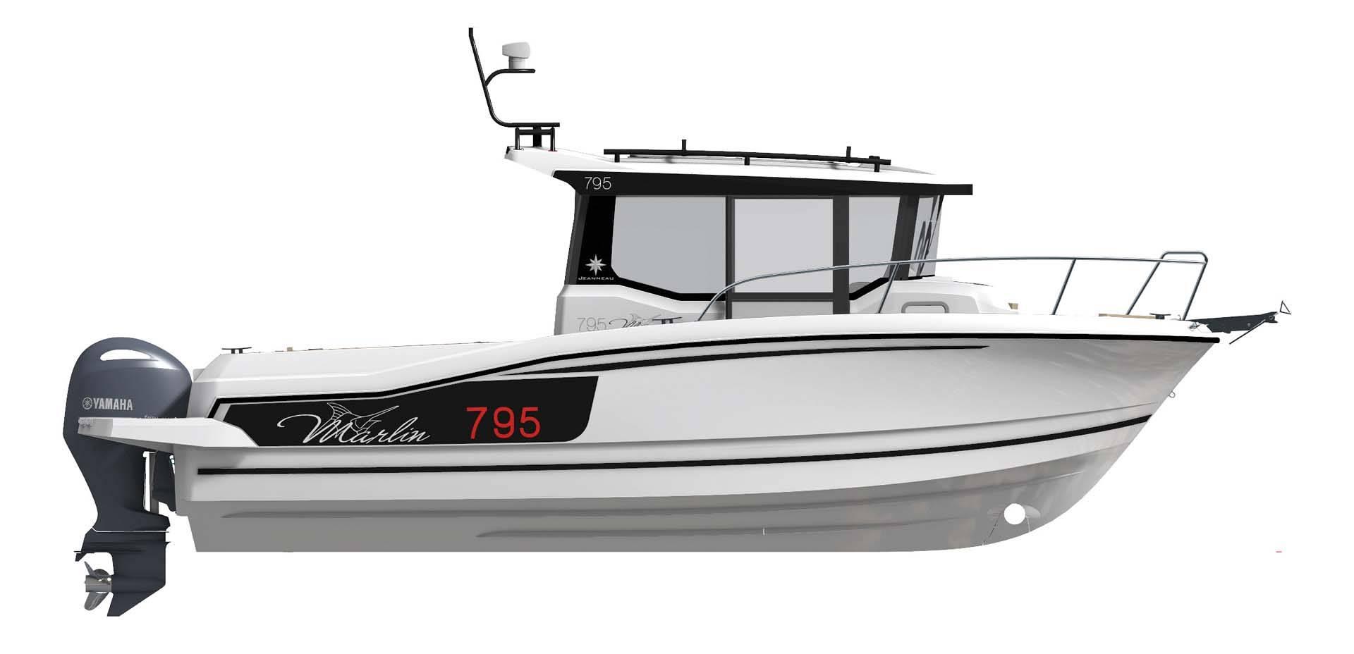 法国Jeanneau钓鱼艇 Merry Fisher 795 Marlin