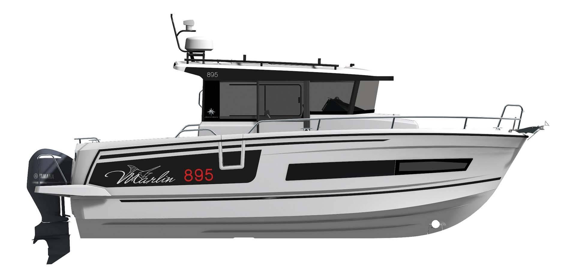 法国Jeanneau钓鱼艇 Merry Fisher 895 Marlin