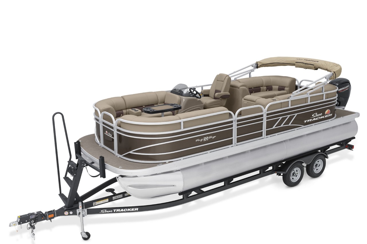 美国sun_tracker浮筒船 PARTY BARGE 22 DLX
