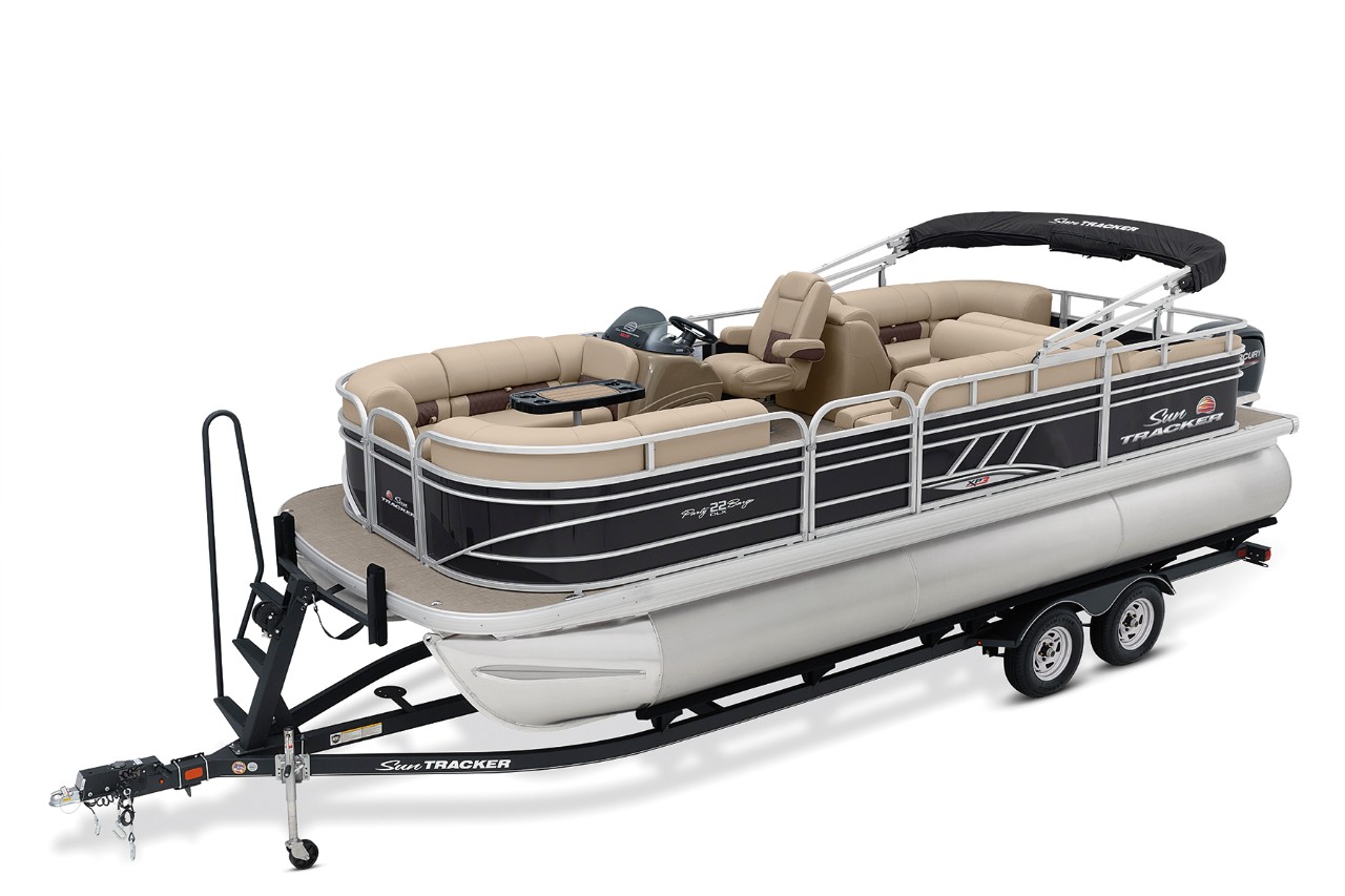 美国sun_tracker浮筒船 PARTY BARGE 22 RF XP3