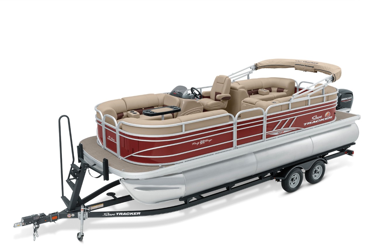 美国sun_tracker浮筒船 PARTY BARGE 22 XP3
