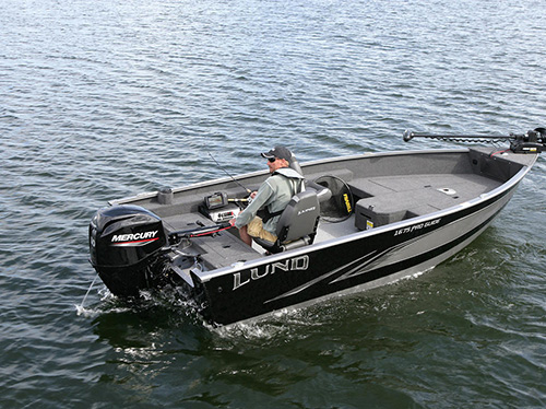 美国lund平底船 1675 tiller