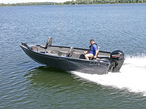 美国lund平底船 1650 tiller
