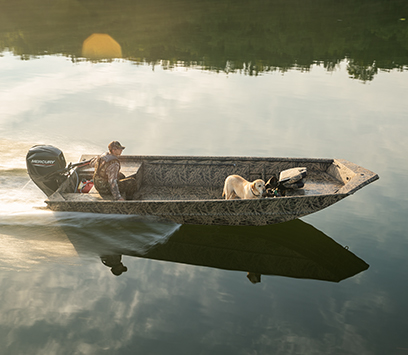 美国loweboats乔恩船 RX1860 Waterfowl Tiller