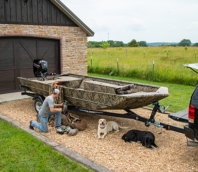 美国loweboats乔恩船 RX2070 Waterfowl Tiller