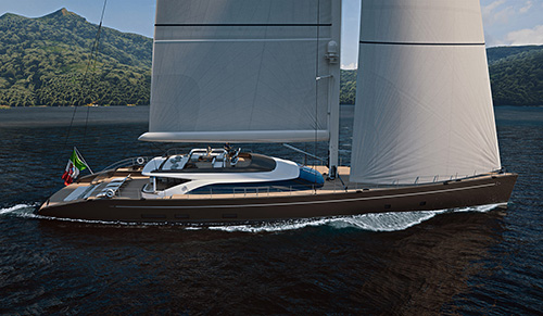 意大利Perini Navi超级游艇 S/Y 47m CLASSIC FLY BRIDGE