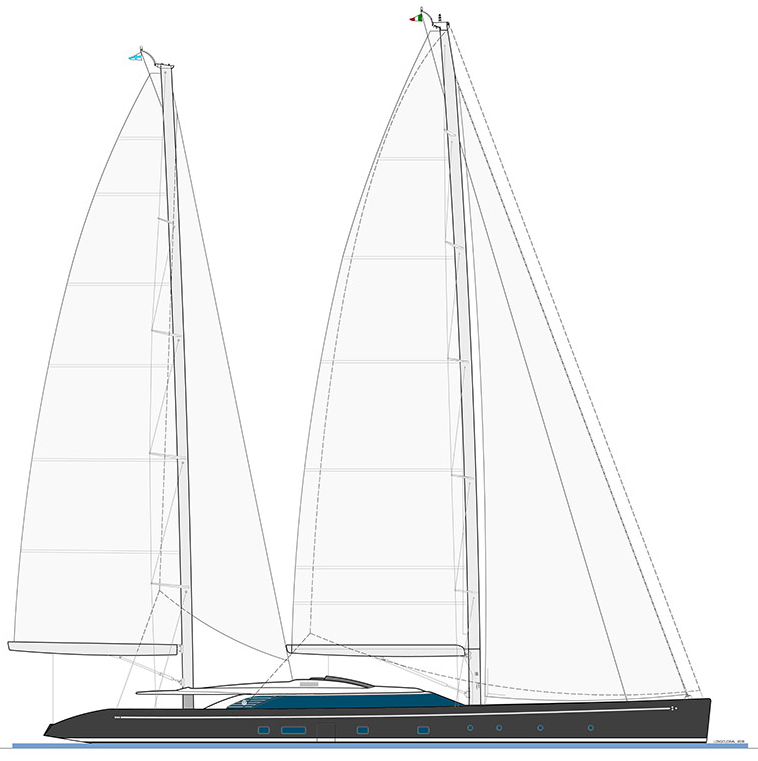 意大利Perini Navi超级游艇 S/Y 56m CLASSIC