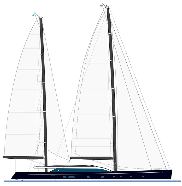 意大利Perini Navi超级游艇 S/Y 56m E-VOLUTION FORWARD COCKPIT