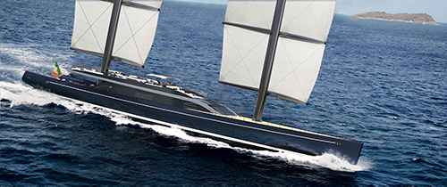 意大利Perini Navi超级游艇 S/Y 56m FALCON RIG
