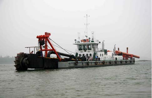 湖南中海工作船 3500型斗轮式挖泥船